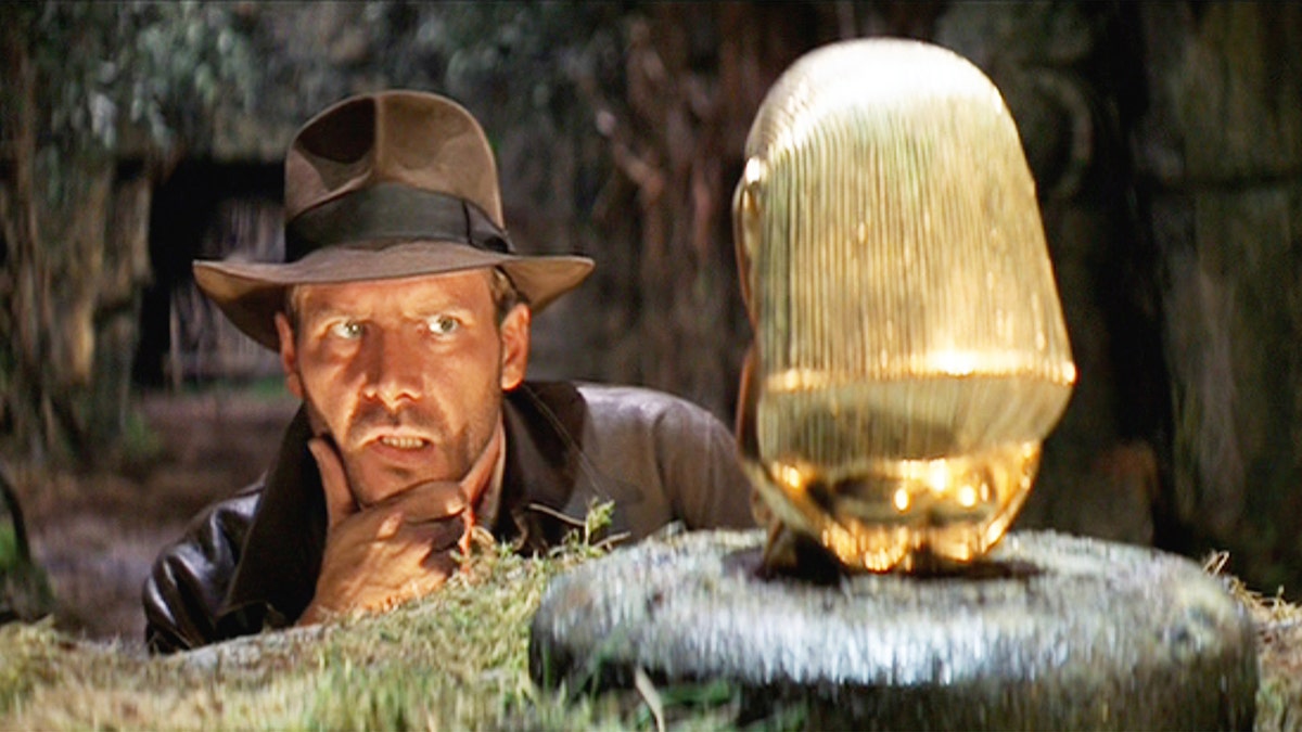 Harrison Ford looked idolized as Indiana Jones in first movie