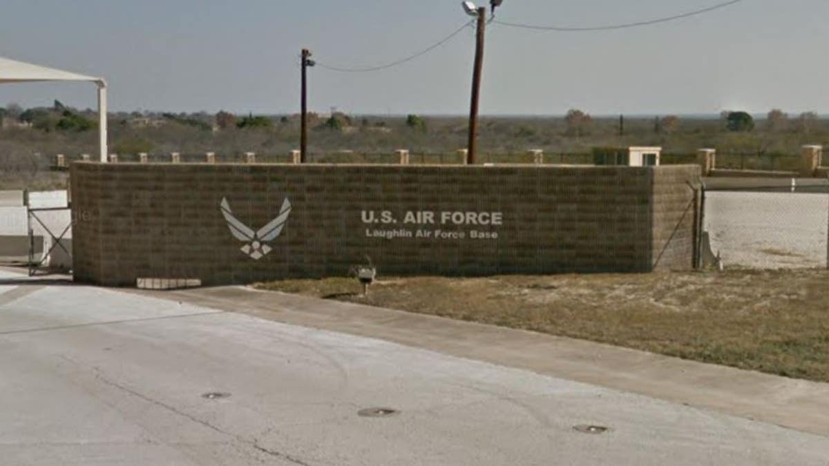 Laughlin Air Force Base entrance