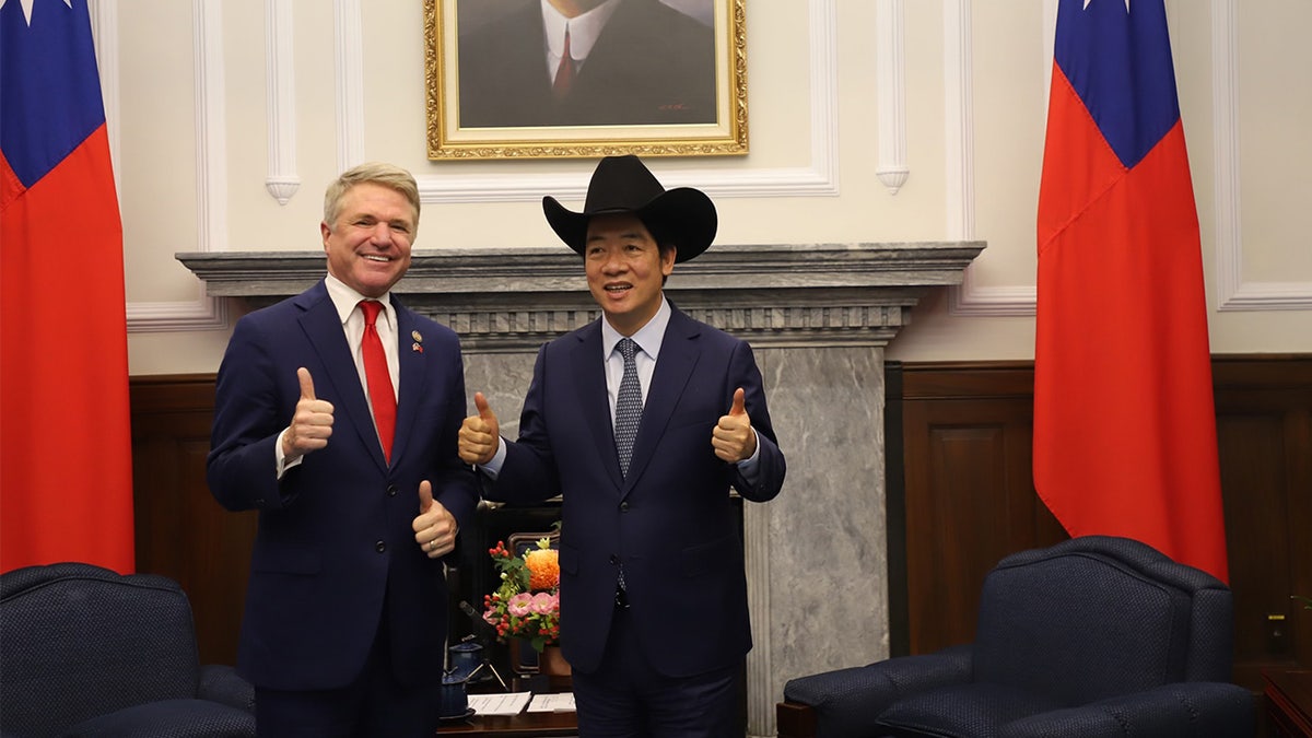 Rep. Michael McCaul and Taiwanese President Lai