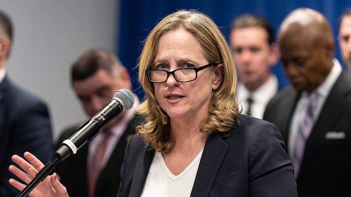 DA Melinda Katz speaking