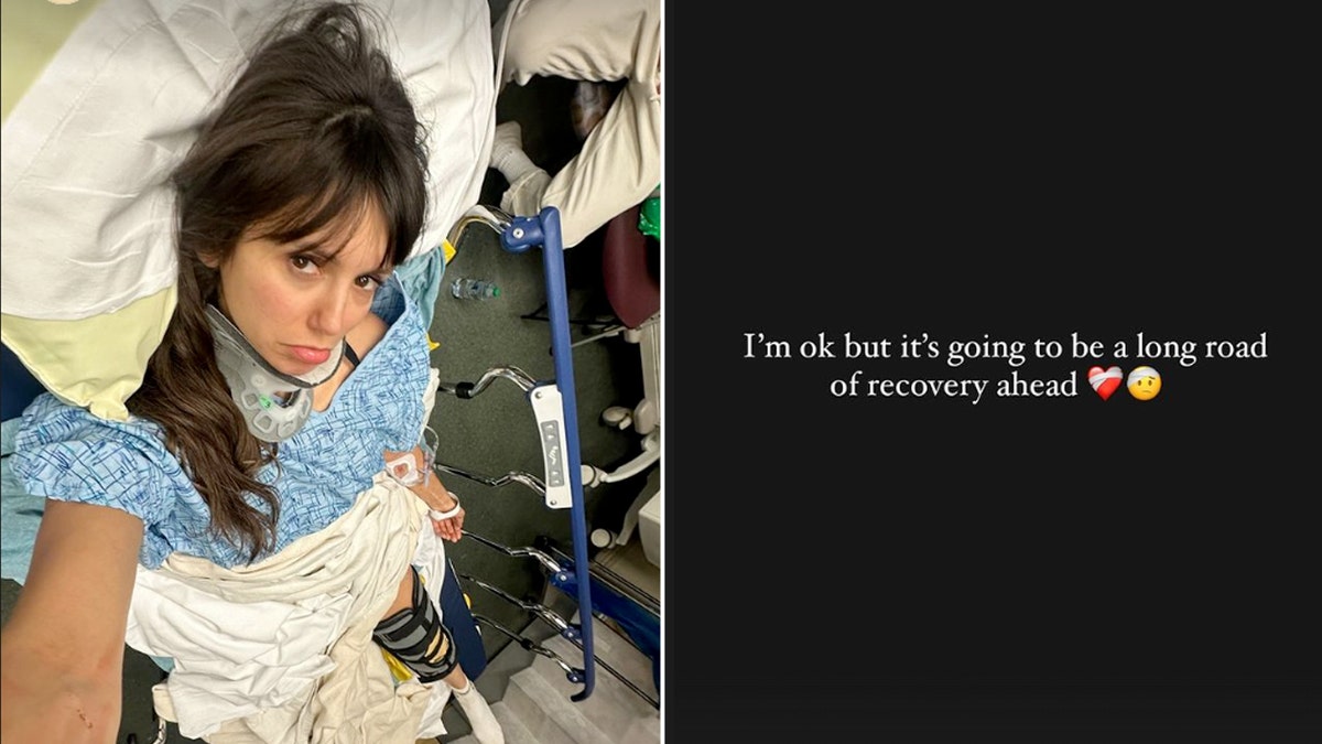 Nina Dobrev in the hospital and her Instagram story message split