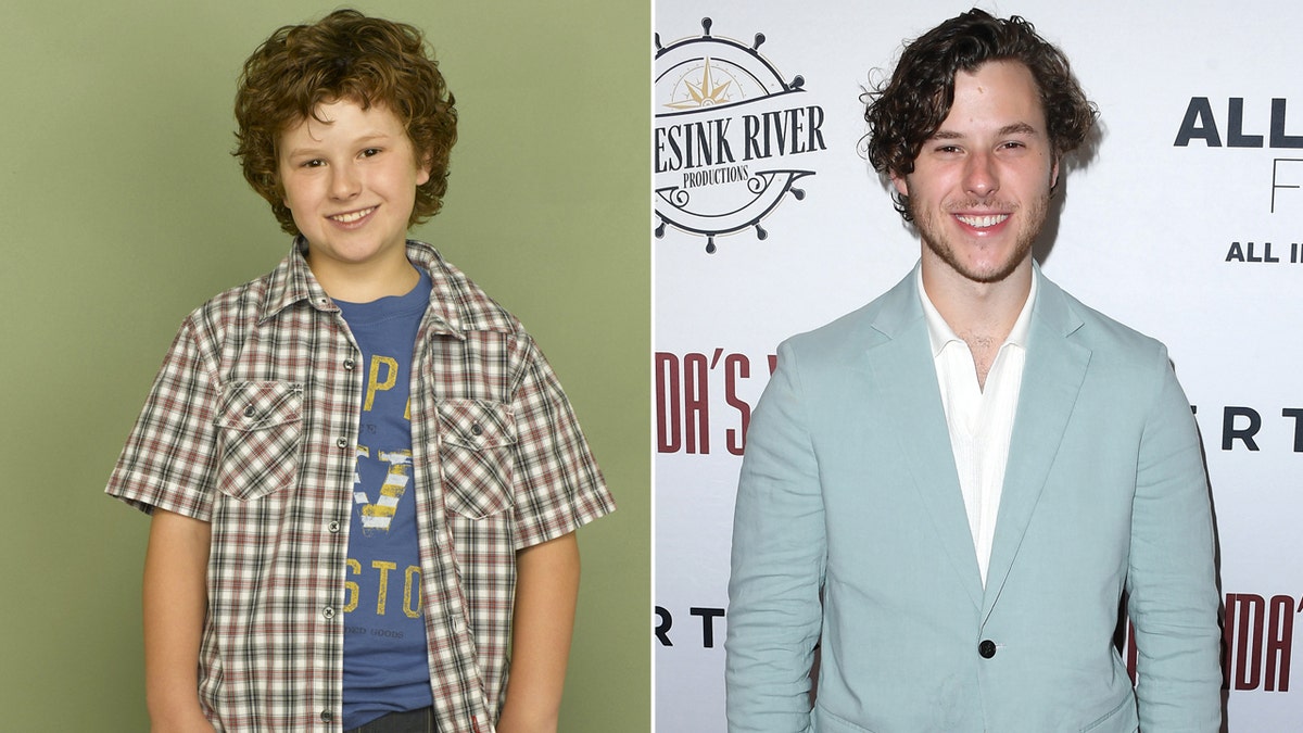 Nolan Gould antes y ahora dividido