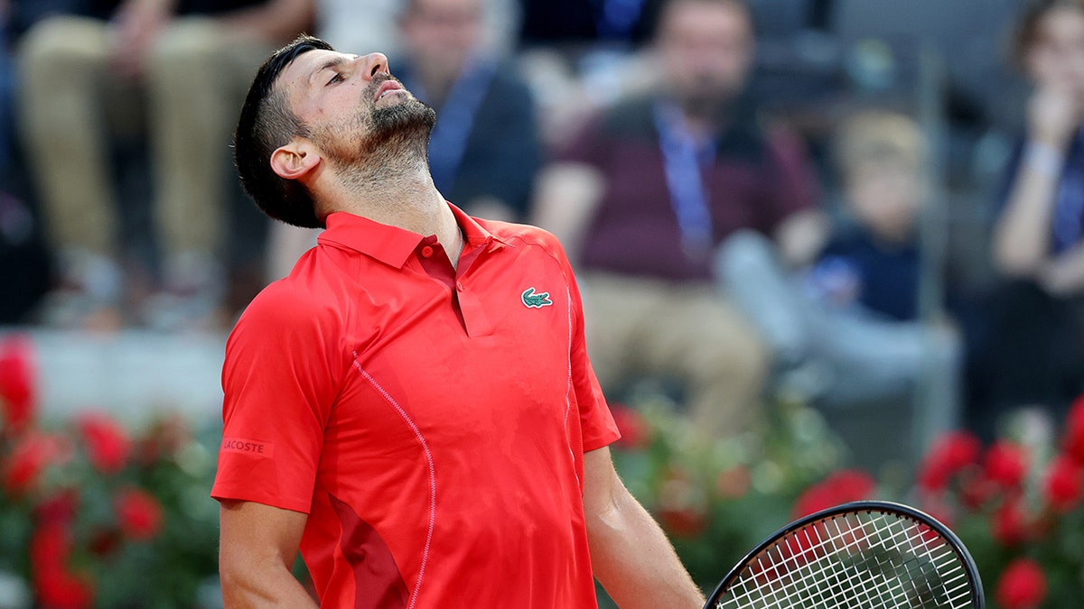 Novak upset on court