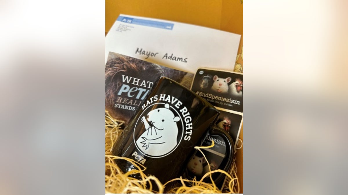 PETA is sending this "Empathy Package" to NYC Mayor Eric Adams after he said he "hates rats."
