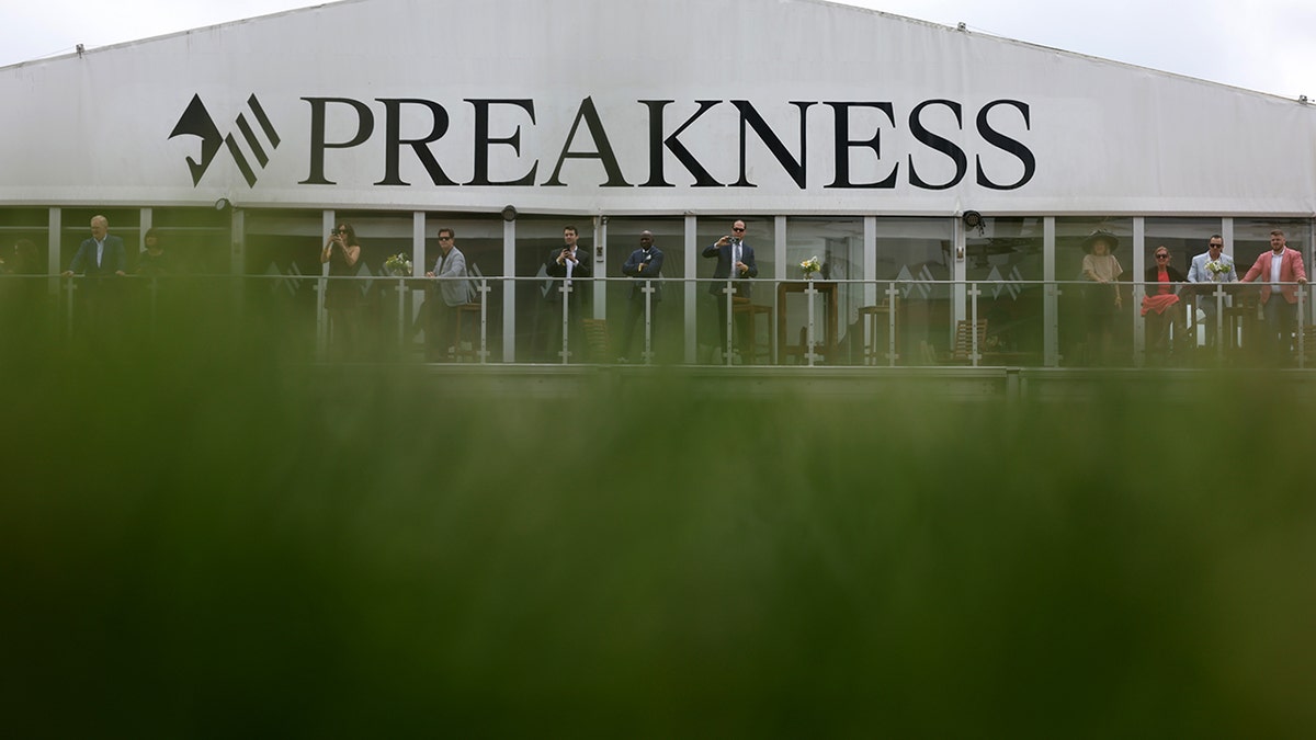 Preakness Stakes tent