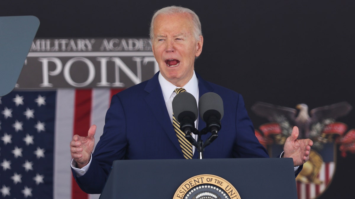 President Biden at West Point commencement 2024