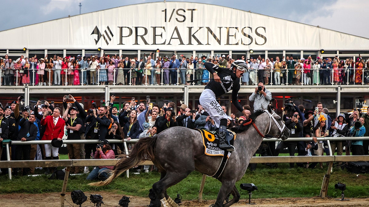 Seize The Gray wins the preakness