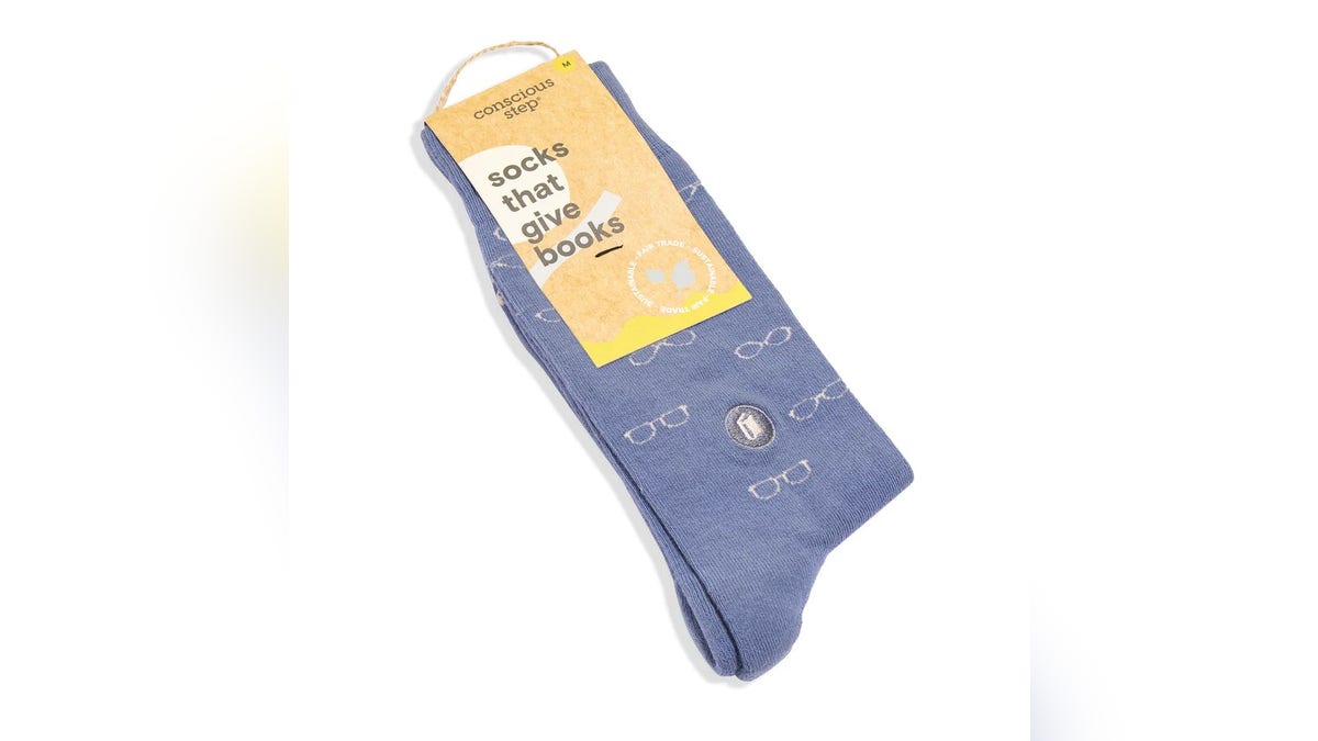 These socks will help buy a book for a child.