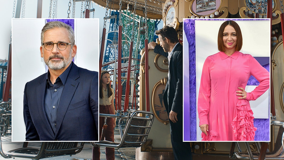 Steve Carell y Maya Rudolph se separan en fotos por una escena de "If"