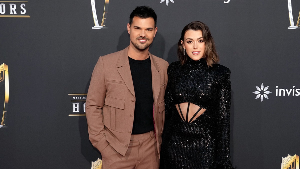 Taylor Lautner and his wife