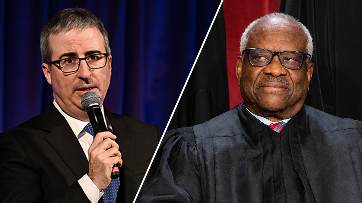 John Oliver y Clarence Thomas