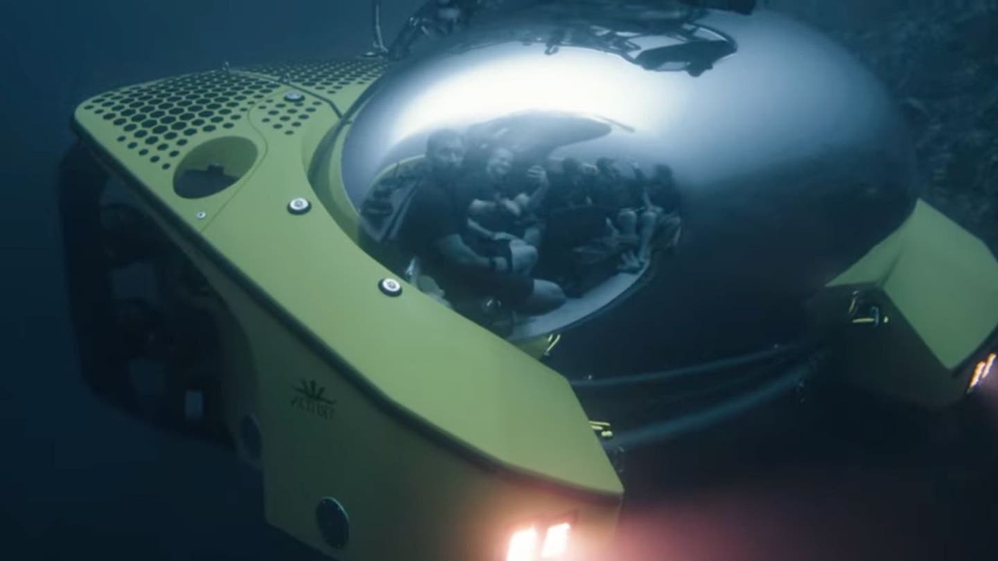 4 A luxurious bubble submarine is set to take passengers into the depths of the sea