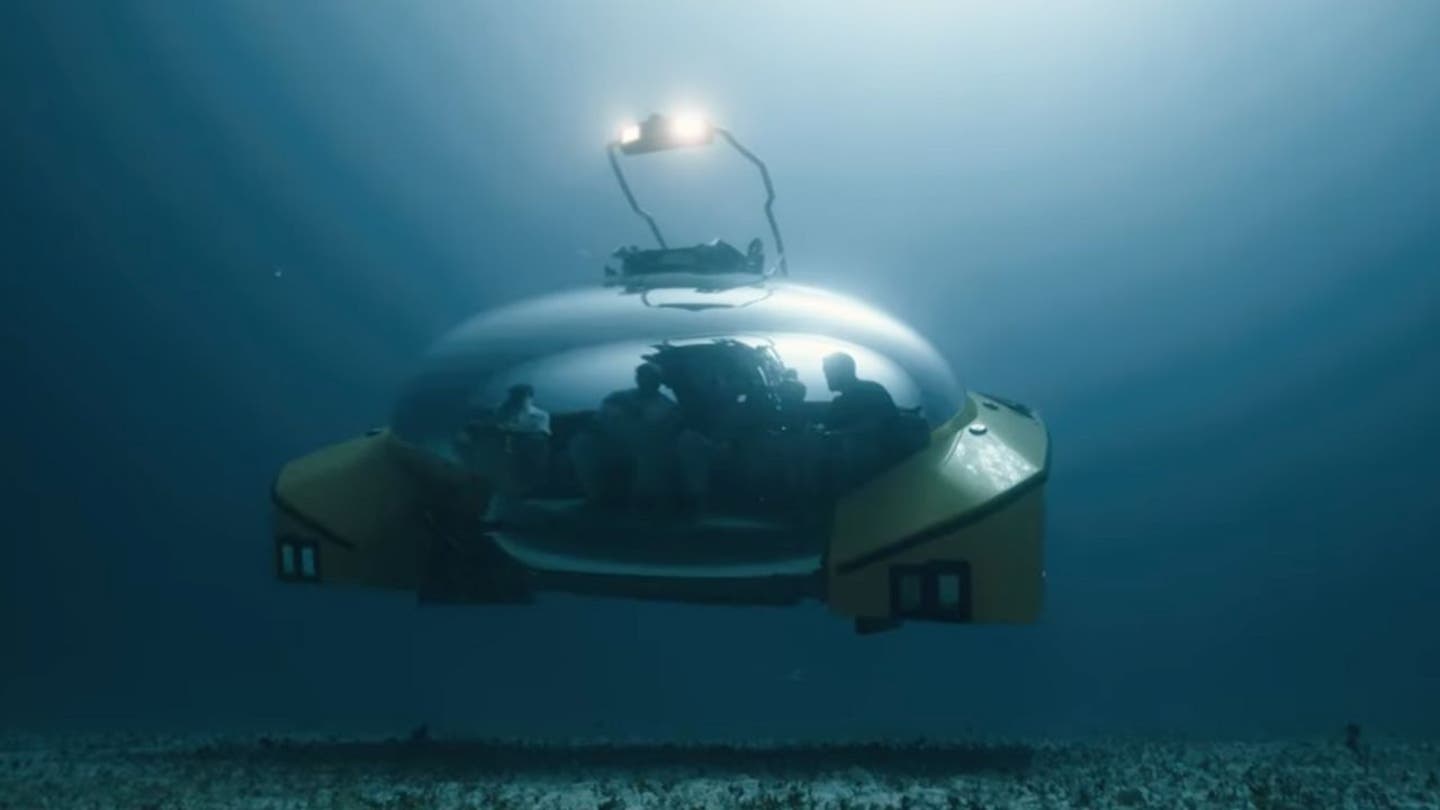 5 A luxurious bubble submarine is set to take passengers into the depths of the sea