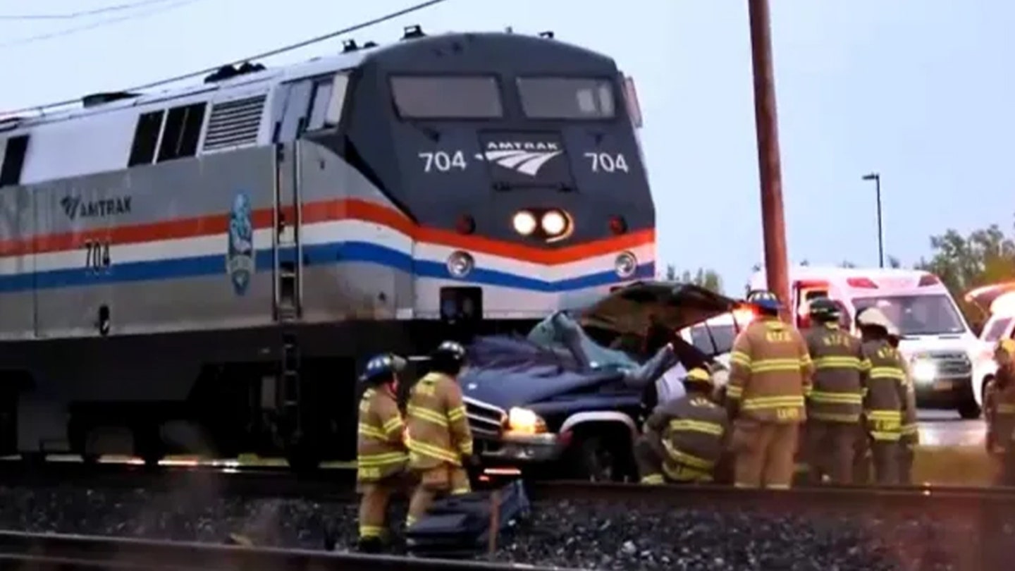 Amtrak Train Strikes Car, Killing Three, Including a Six-Year-Old Child in New York