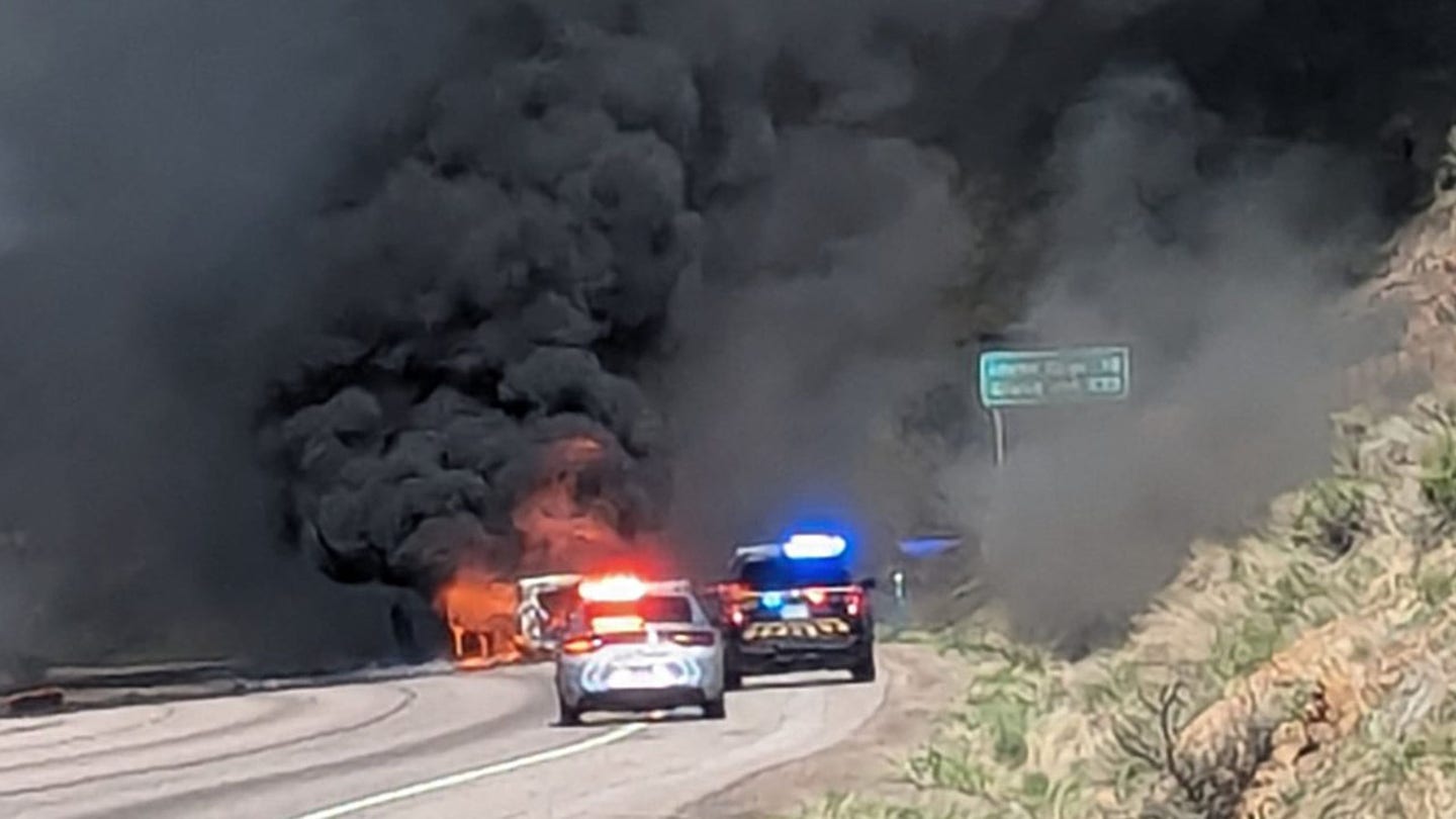 I-70 Inferno: Tanker Truck Erupts in Flames After Deadly Colorado Crash