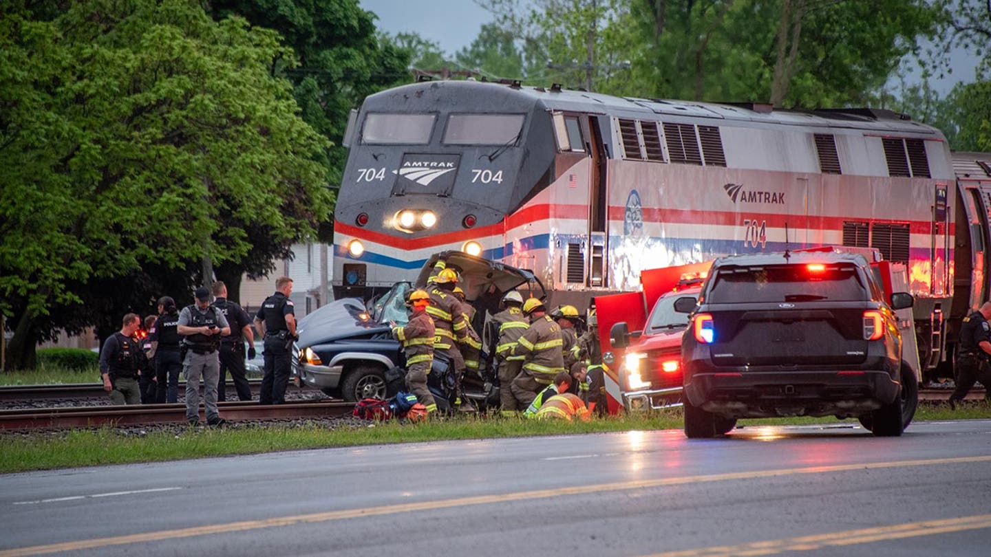 Amtrak Train Strikes Car, Killing Three, Including a Six-Year-Old Child in New York