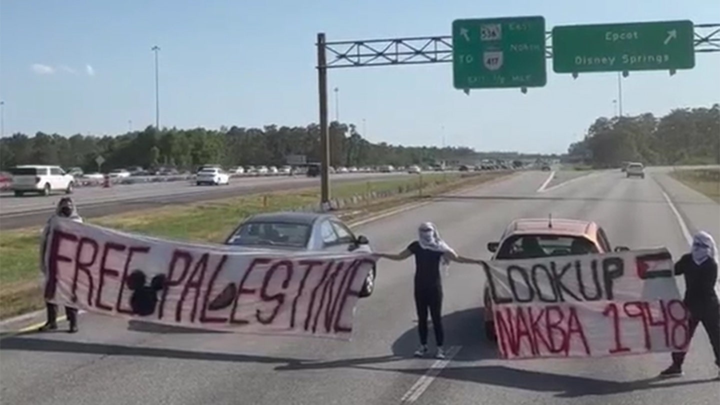 Anti-Israel agitators arrested near Disney World after creating traffic nightmare