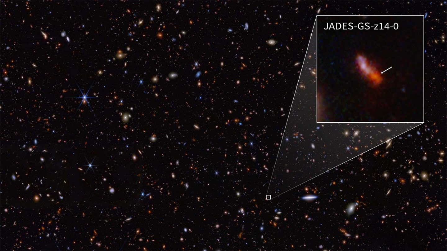 NASA's James Webb Telescope Uncovers Record-Breaking Oldest Known Galaxy