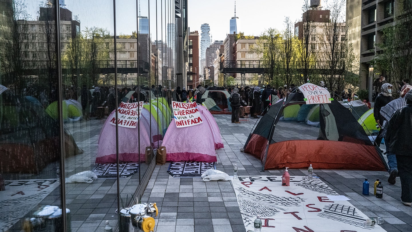 Illegal Immigrants Ejected from Mega Shelter, Set Up Tent Encampments