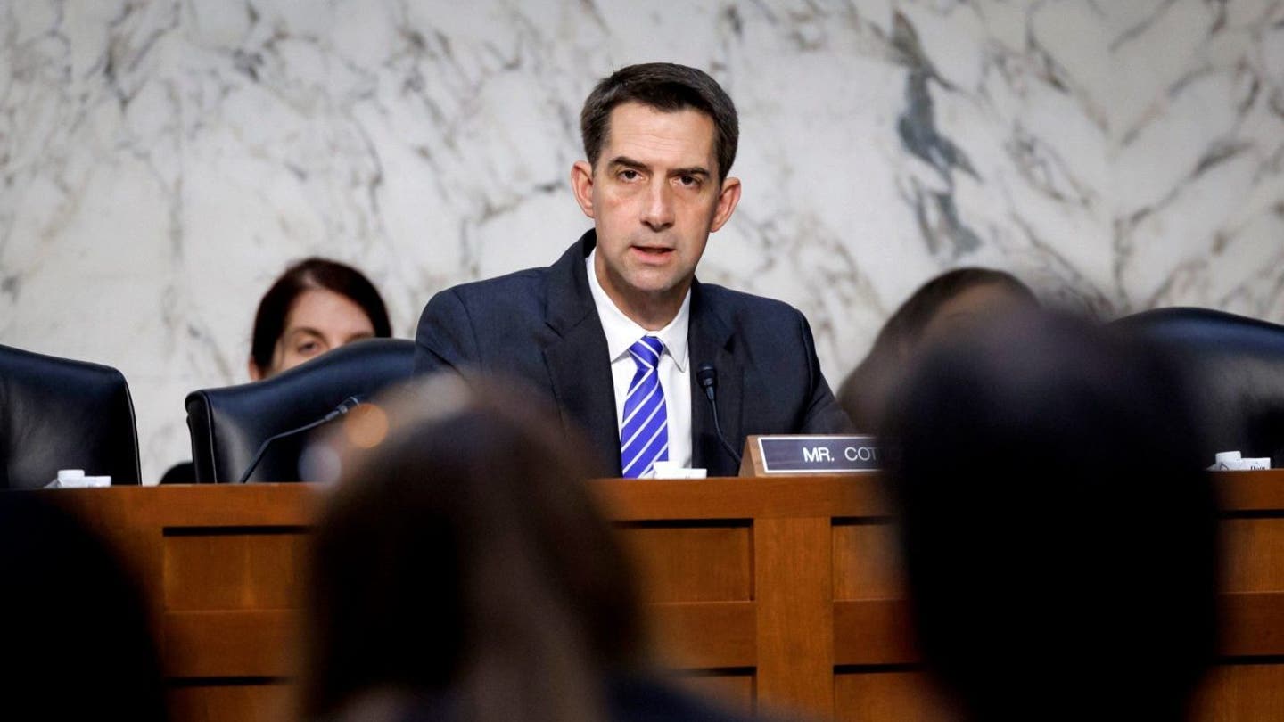 Sen. Tom Cotton Emerges as Top Contender for Trump's Running Mate