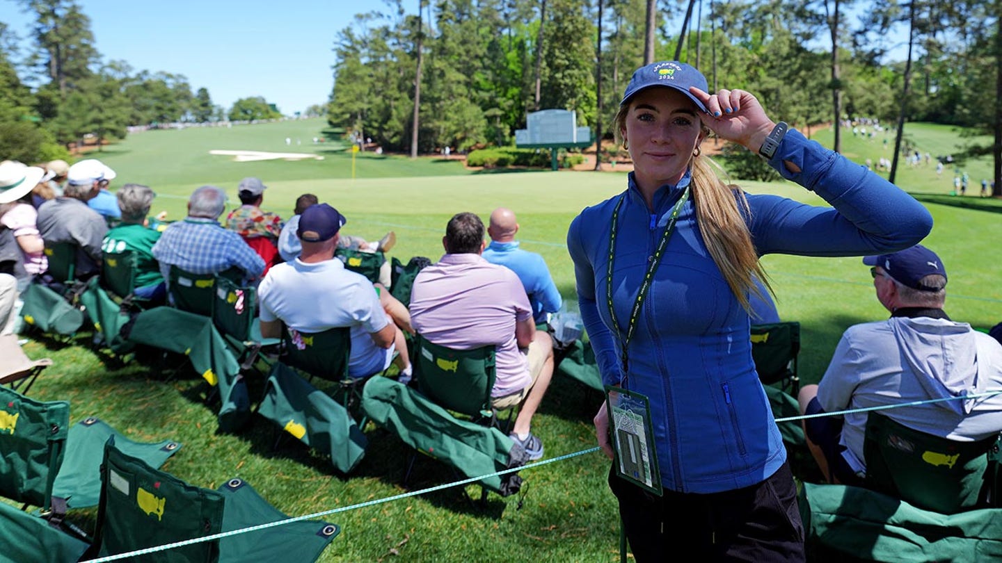 Golf Influencer Grace Charis Supports Scottie Scheffler With Bold Mugshot Crop Top