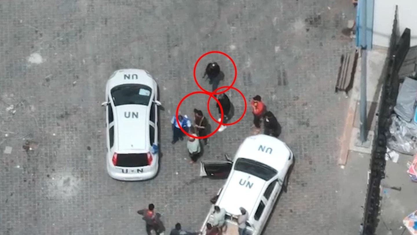 Hamas Combatants Exploiting UN Vehicles in Gaza