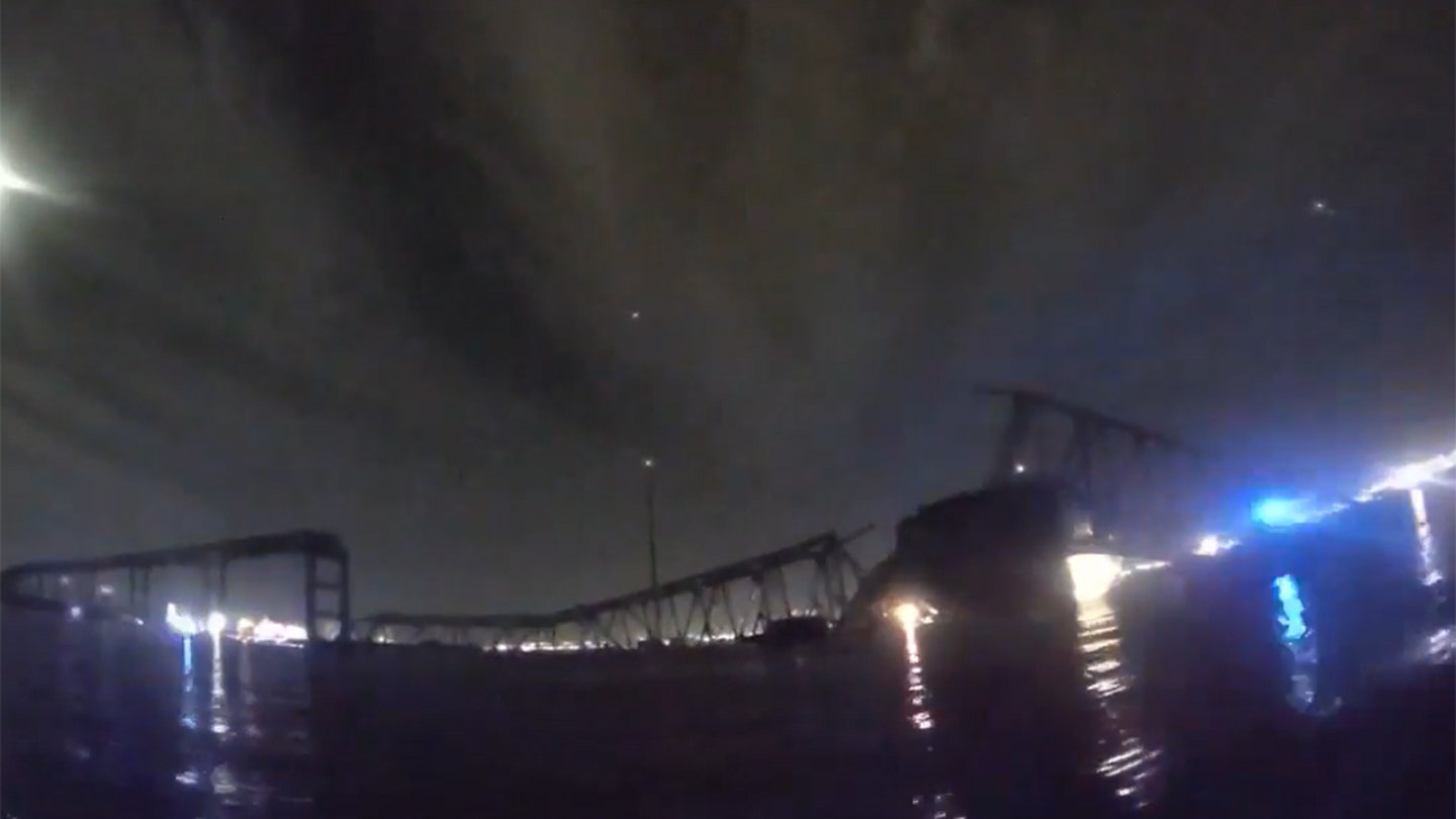 Baltimore Key Bridge collapse: Bodycam video captures law enforcement’s confusion moments after disaster