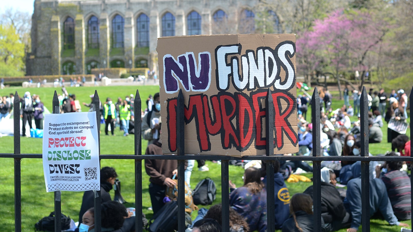 The Education and Workforce Committee Chairman Tim Walberg, R-Mich., sent a letter to Evanston Mayor Daniel Biss requesting he address alleged inaction about encampments set up on Northwestern University by anti-Israel agitators. (Jacek Boczarski/Anadolu via Getty Images)