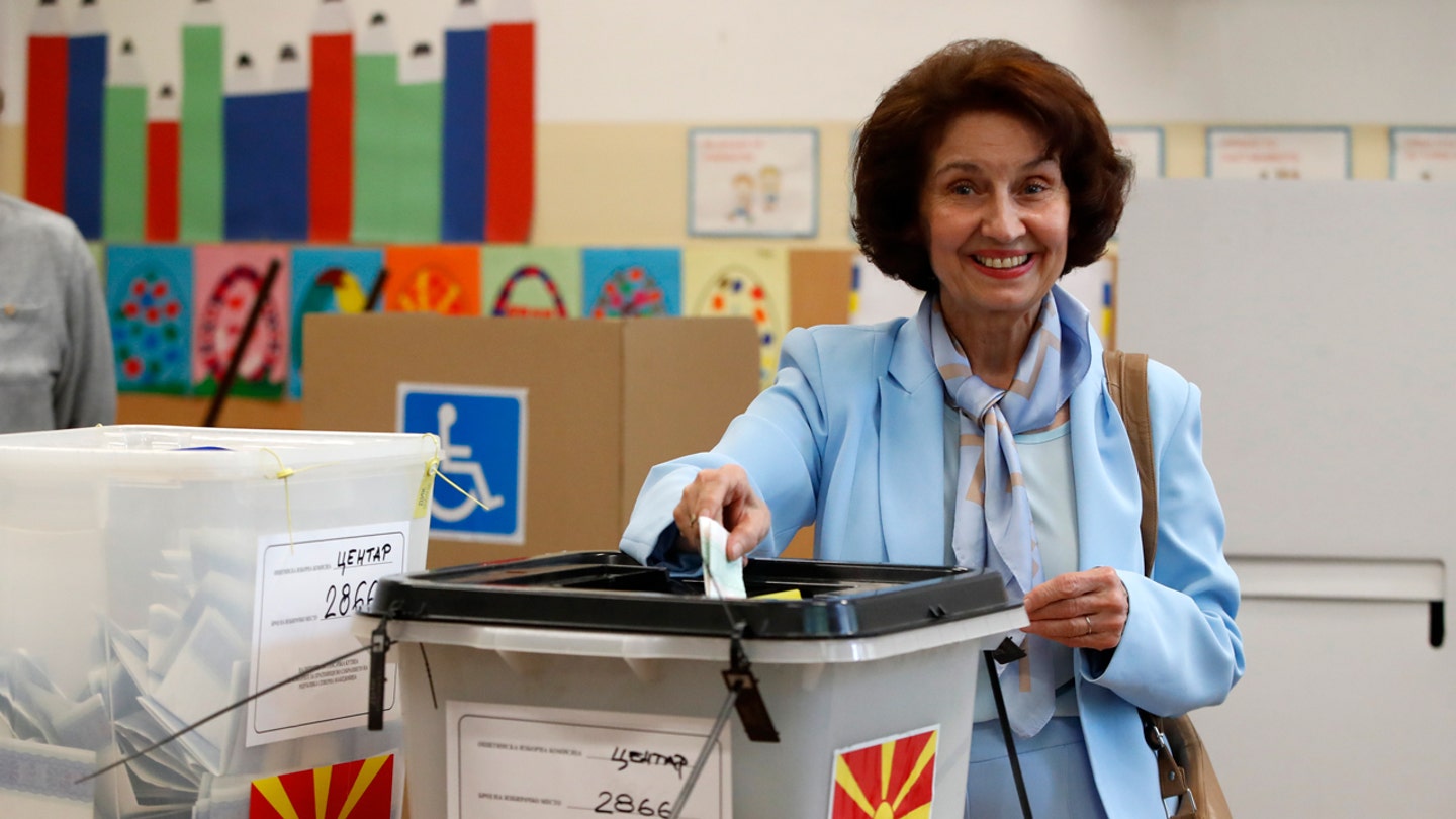 North Macedonia Breaks Barriers: Gordana Siljanovska-Davkova Elected First Woman President