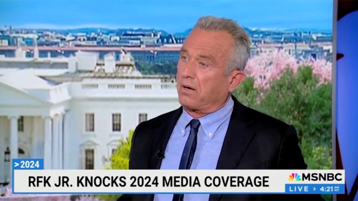 RFK Jr. Accuses MSNBC Host of Fueling Vitriol to Badmouth Trump