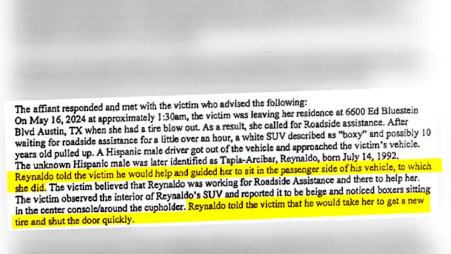 Texas Woman Kidnapped and Sexually Assaulted by Samaritan Offering Roadside Assistance