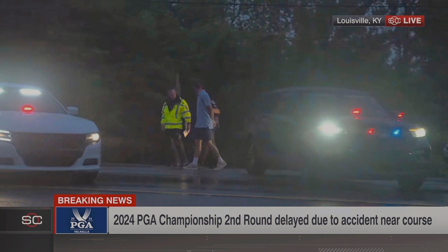 Golf Star Scottie Scheffler Detained at PGA Championship After Traffic Incident