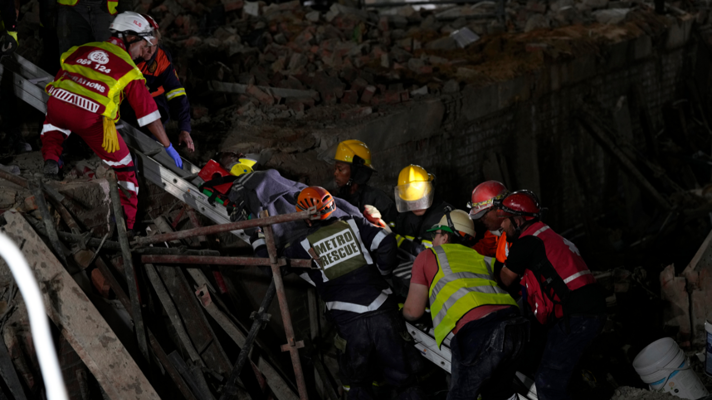 Rescuers Presume No Survivors in South African Building Collapse