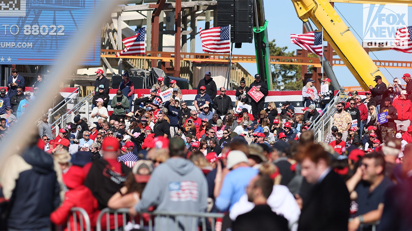 Massive Trump rally in deep blue NJ draws stark contrast to Biden’s beach weekend