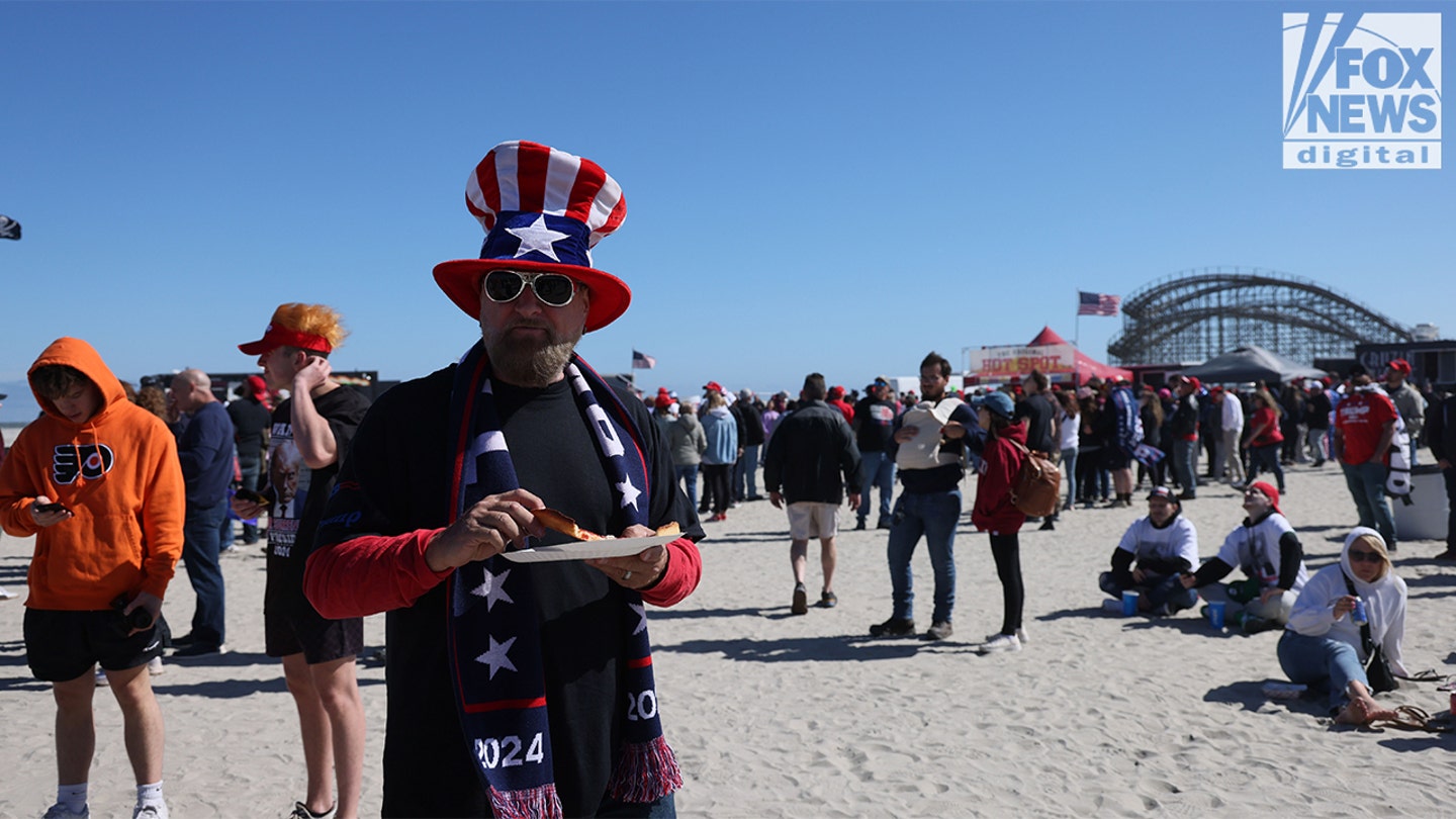 Trump's Wildwood Rally Draws Massive Crowds, Dwarfs Biden's Beach Getaway