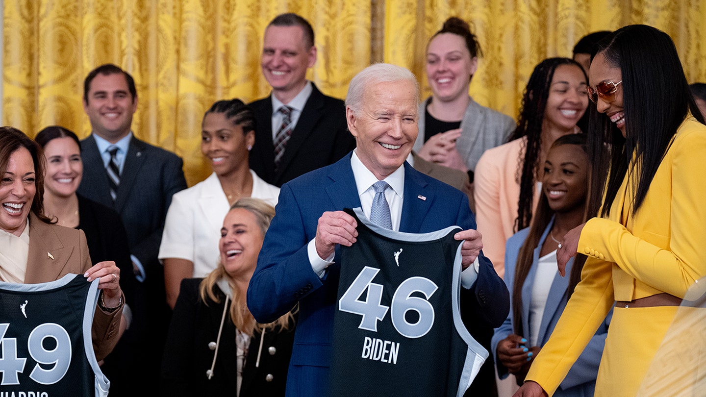 President Biden Mistakenly Calls Retired WNBA Star Candace Parker a Coach in White House Speech