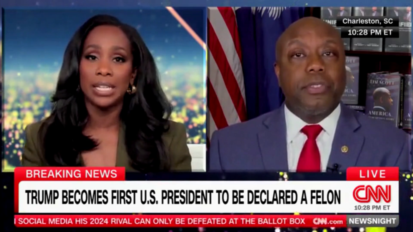 Tim Scott Defends Trump's 'Revenge' Remarks, Clashes with CNN Host