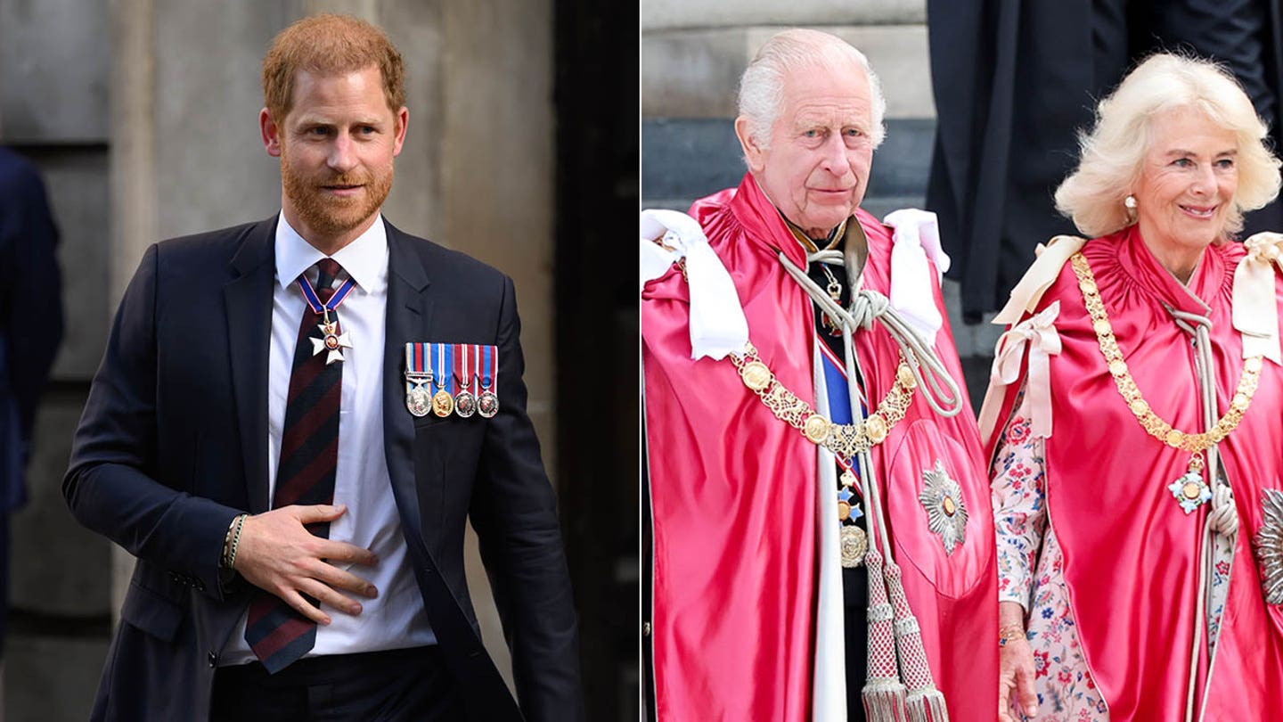 King Charles' Cancer Diagnosis: Harry Returns to UK as Announcement Rocks Royals