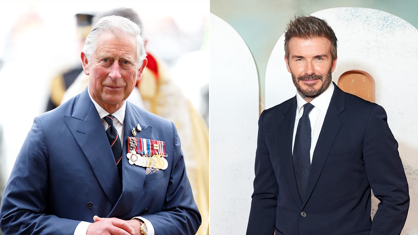 King Charles Prioritizes Meeting with David Beckham Over Prince Harry Amidst Tension