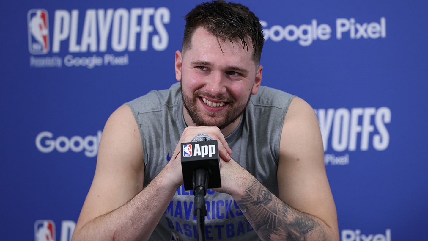 Luka Doncic's Post-Game Presser Interrupted by Embarrassing Noise