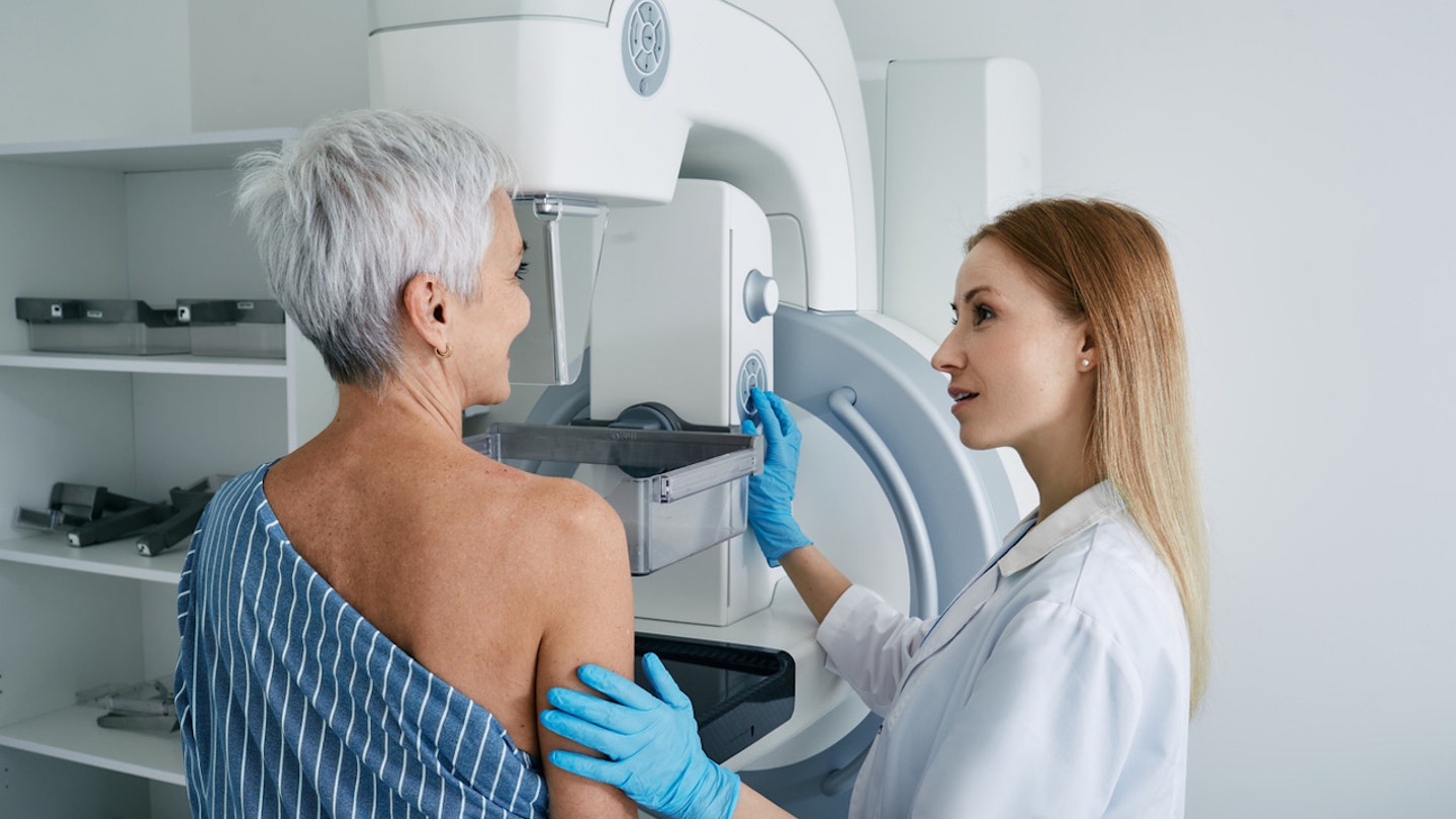 older woman mammogram 2