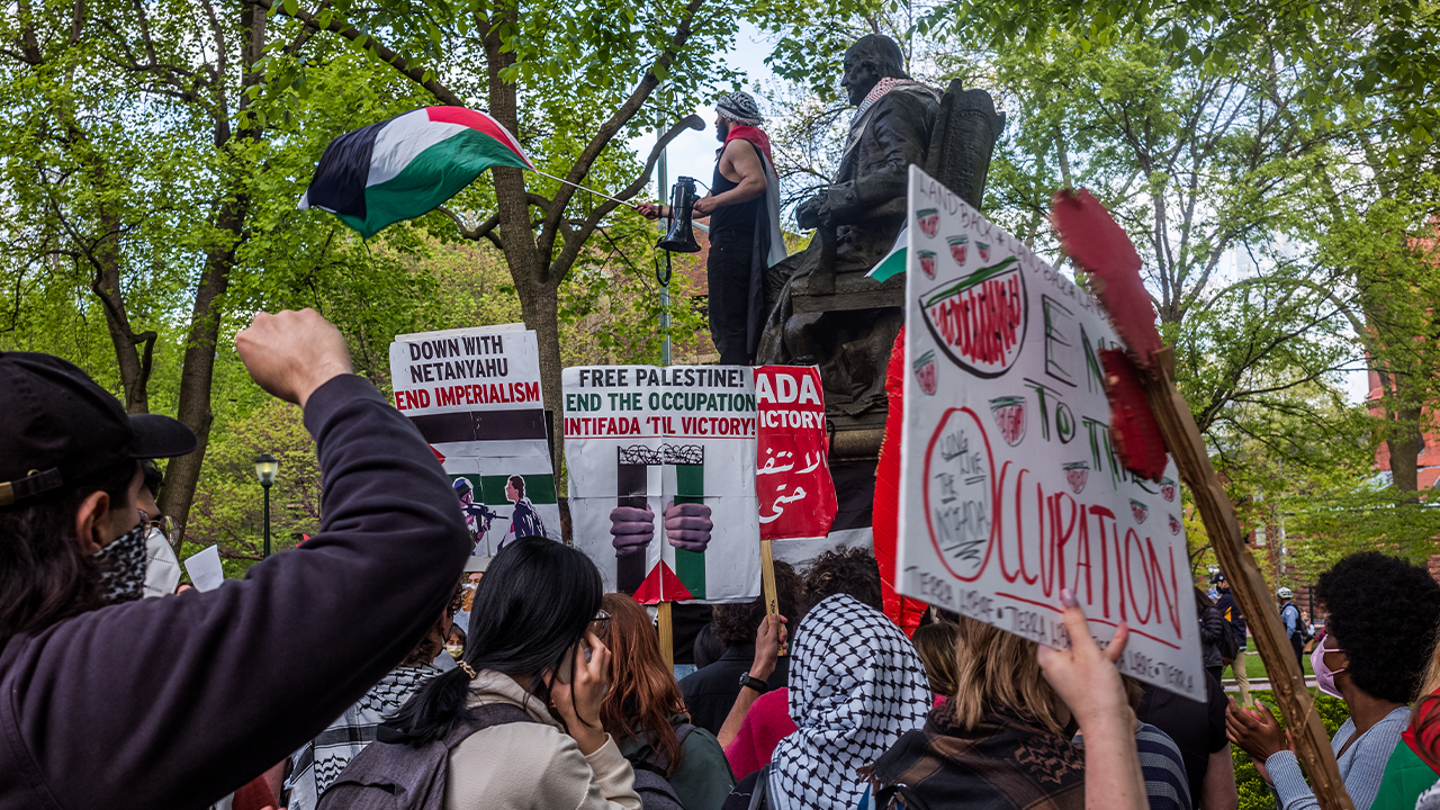 Penn Anti-Israel Protesters Armed with Guides for Agitation and Escalation