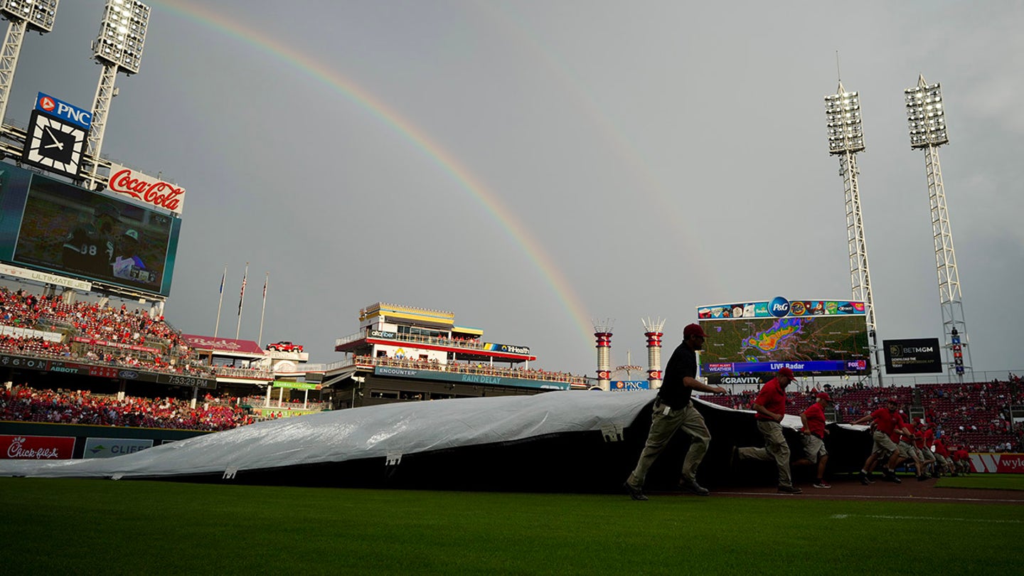 Reds Grounds Crew Member Gets 