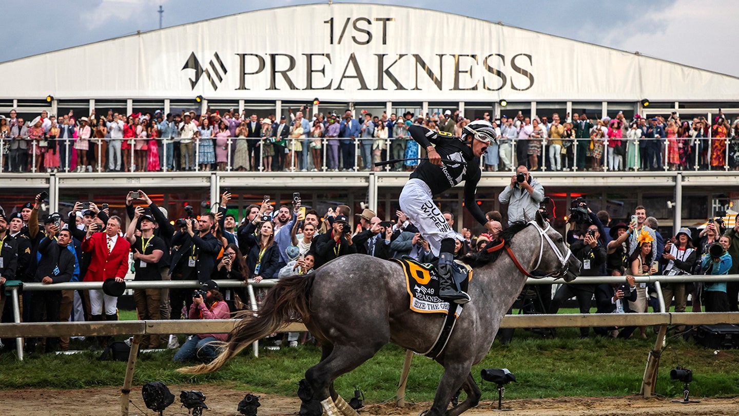 Seize The Grey Scores Upset Victory in Preakness Stakes, Lukas Makes History