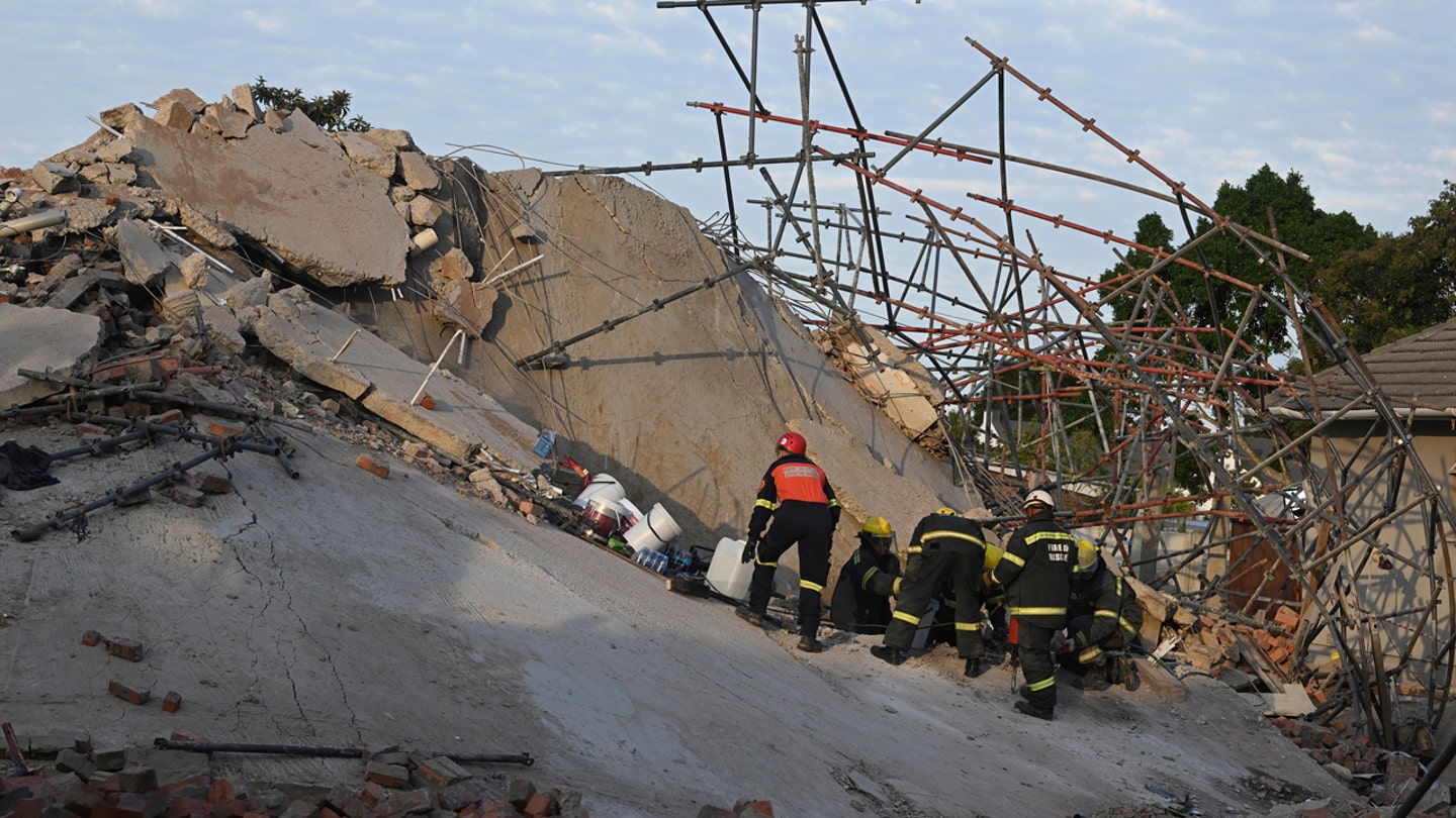 South Africa Building Collapse: Rescue Teams Contact 11 Buried Workers