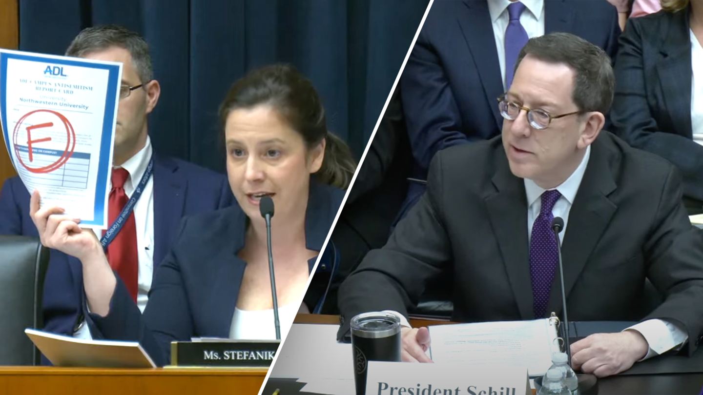 Rep. Stefanik Grills Northwestern President Over Antisemitism Controversy