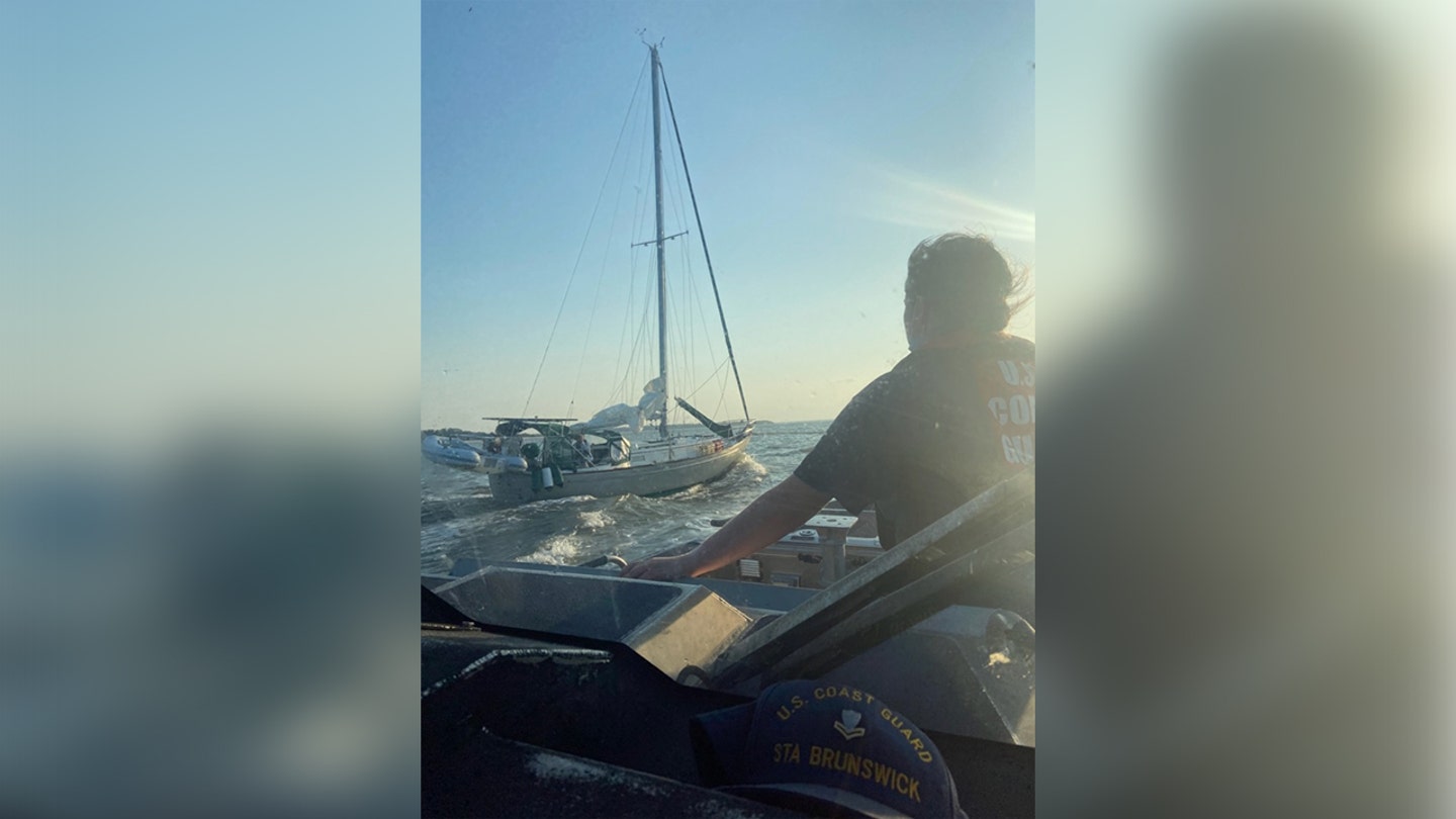 Coast Guard Rescues Injured Man from Grounded Sailboat off Georgia Coast