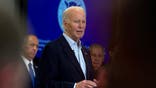 US President Joe Biden speaks at the Border Patrol Brownsville station in Olmito, Texas, US, on Thursday, Feb. 29, 2024. Biden and his political rival Donald Trump undertook dueling visits to the US southern border on Thursday, highlighting an issue that stands to feature prominently in an expected November rematch of their bitterly contested 2020 contest. Photographer: Eddie Seal/Bloomberg via Getty Images