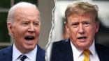 WASHINGTON, DC - MAY 14: U.S. President Joe Biden shouts "He's been feeding them a long time," when asked about former President Donald Trump saying China is "eating our lunch," during an event in the Rose Garden of the White House on May 14, 2024 in Washington, DC. In order to protect American businesses, Biden announced the raising of tariffs on Chinese imports that he says are unfairly subsidized by Beijing, including electric vehicles, solar cells, semiconductors and advanced batteries. (Photo by Win McNamee/Getty Images)

NEW YORK, NEW YORK - MAY 21: Former U.S. President Donald Trump speaks at the end of the day during his hush money trial at Manhattan Criminal Court on May 21, 2024 in New York City. The defense has rested their case in former President Trump's hush money trial in which he declined to testify in. Judge Juan Merchan says to expect summations and closing arguments in the criminal trial next week. Former U.S. President Trump faces 34 felony counts of falsifying business records in the first of his criminal cases to go to trial. (Photo by Michael M. Santiago/Getty Images)
