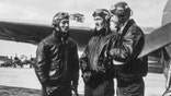 Marine aviators on Guadalcanal